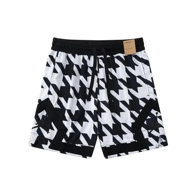 Jordan Houndstooth Shorts Black/White Houndstooth