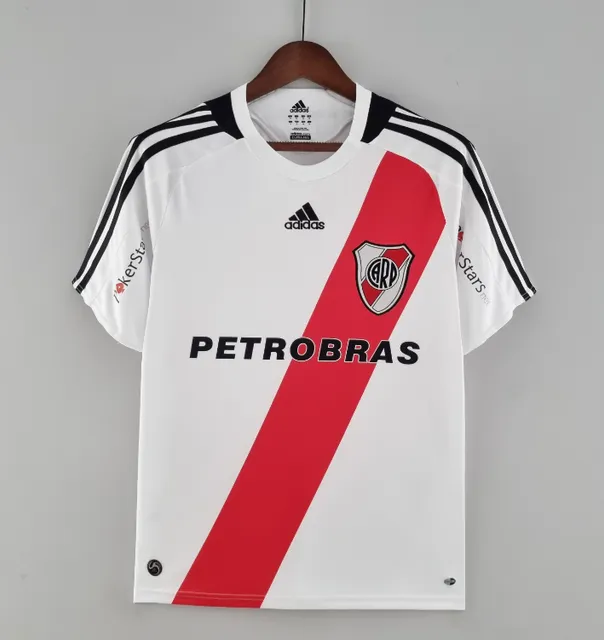 Adidas River Plate Home Jersey Petrobras Sponsor