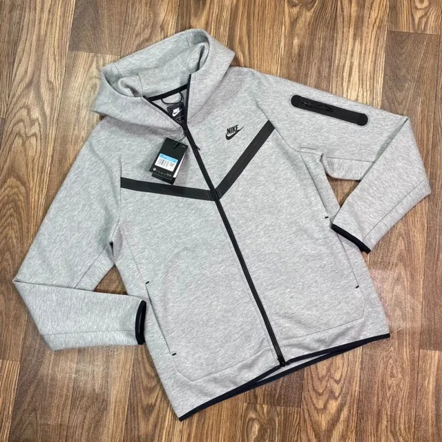 Nike Tech Fleece Hoodie Heather Grey/Black