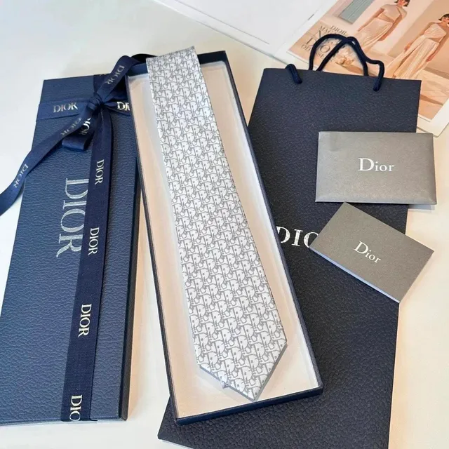 Oblique Tie Dior Oblique Print