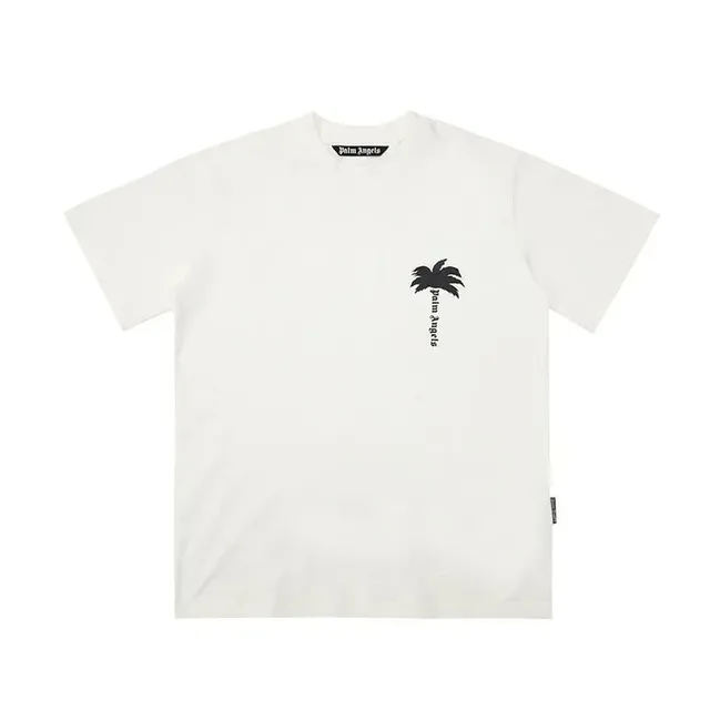 Palm Angels Palm Tree Tee Black Palm Print