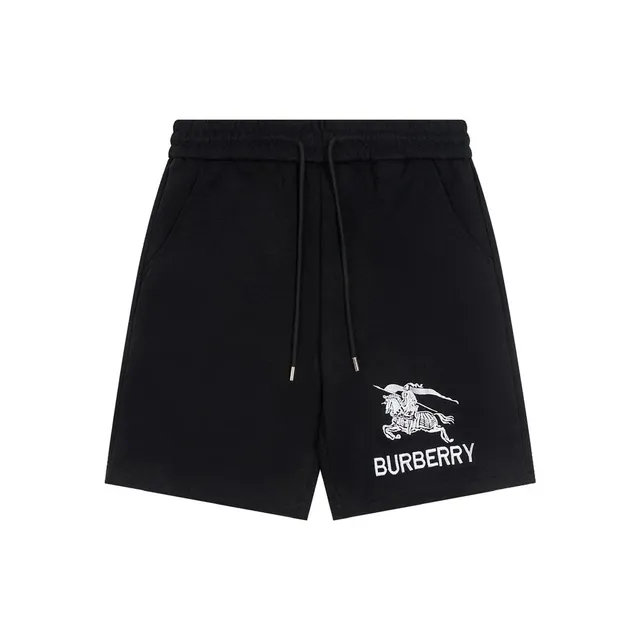 Burberry Equestrian Knight Shorts Embroidered Logo