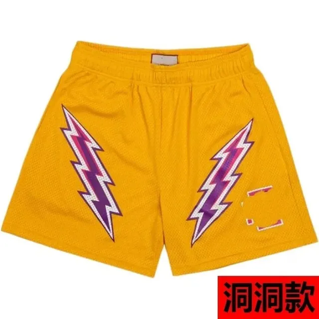 Eric Emanuel Mesh Shorts Lightning Bolt