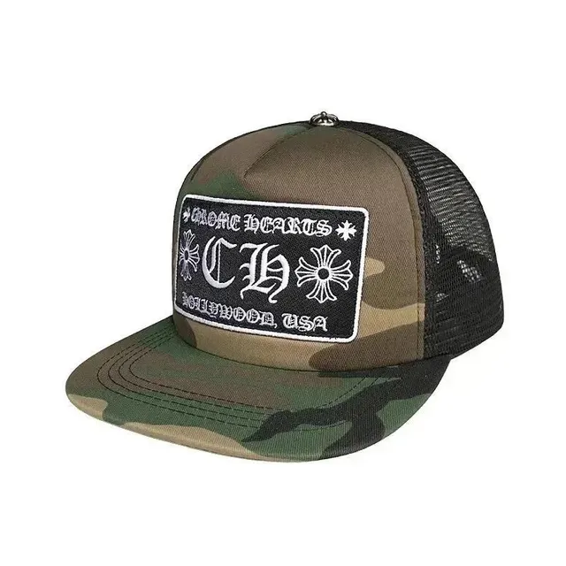 Chrome Hearts Trucker Cap Camouflage Patch
