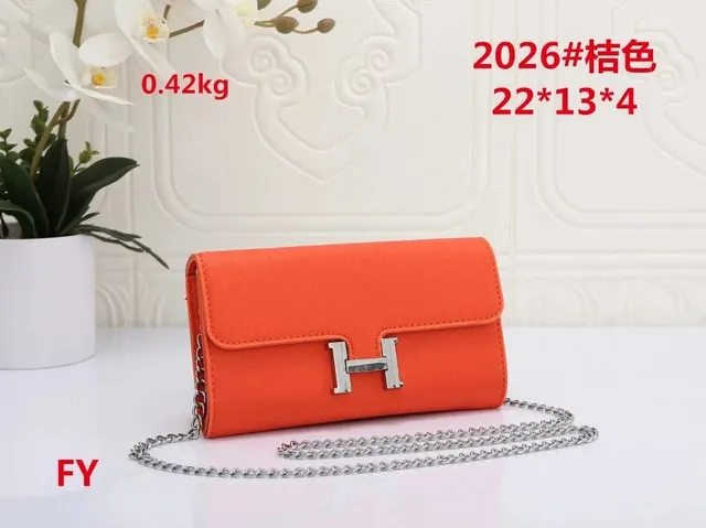 Hermès Constance Orange Saffiano