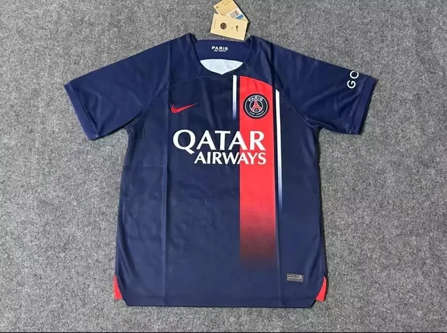 Nike Paris Saint-Germain Home Jersey Qatar Airways Sponsor