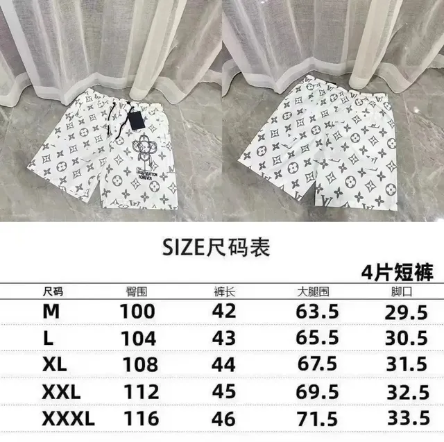Louis Vuitton Monogram Shorts LV Print