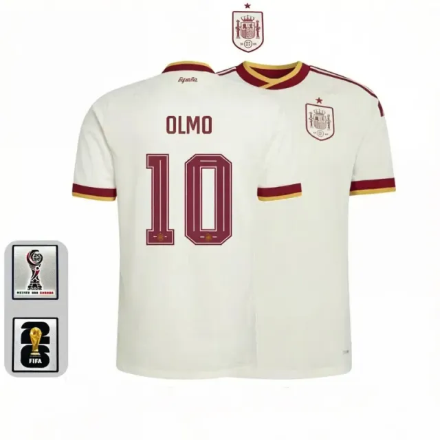 Spain away jersey, number 10 with captain's armband