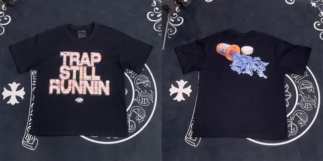 Chrome Hearts Graphic T-Shirt Trap Still Runnin