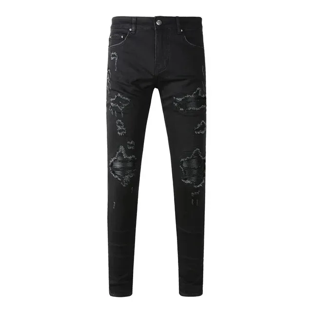 Levi's 501 Skinny Distressed Black