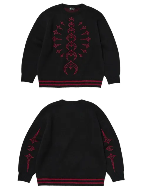 Chrome Hearts Knit Sweater Symmetrical Cross Motif