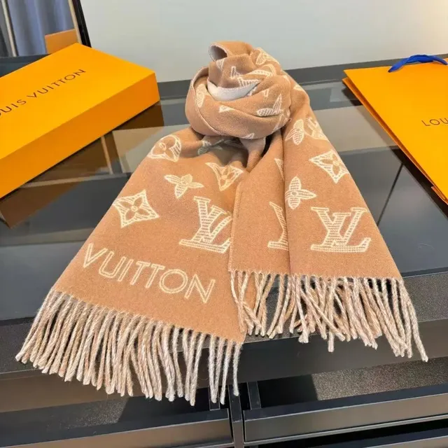 Louis Vuitton Monogram Scarf Reverse Monogram