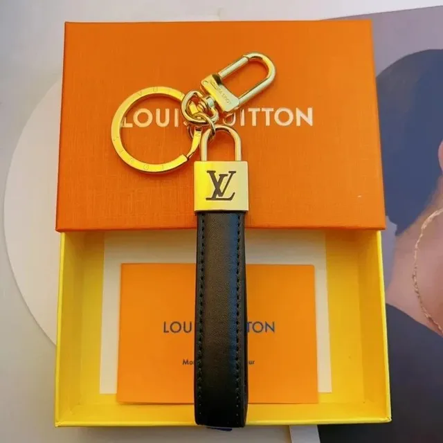 Louis Vuitton Key Holder Leather with Gold Hardware