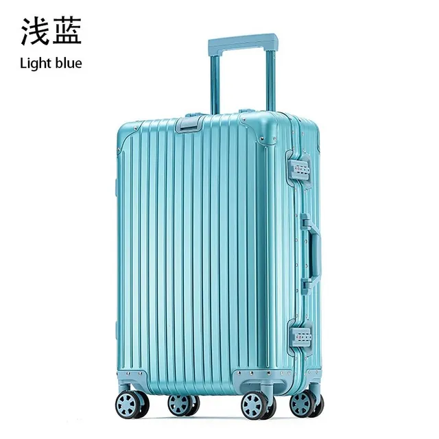 Rimowa Aluminum Suitcase Light Blue