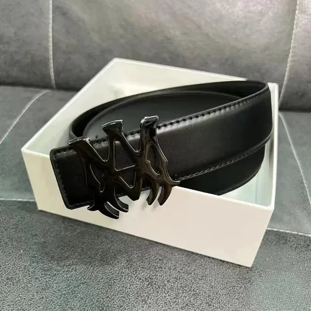 Balenciaga City Belt Black Logo Buckle
