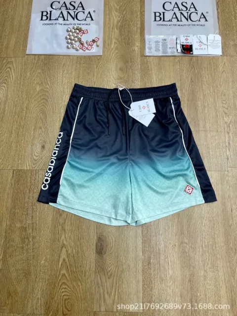 Casablanca Track Shorts Gradient Logo Side