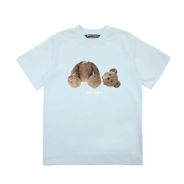 Palm Angels Teddy Bear Tee Light Blue
