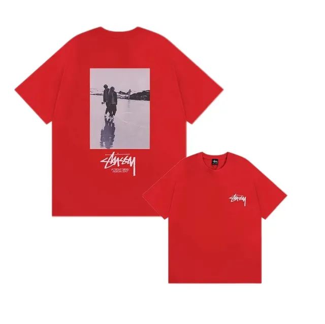 Stüssy Graphic T-Shirt Beach Photo Print