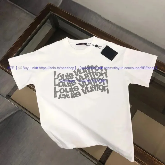Louis Vuitton Graphic T-Shirt Multi-Logo Print