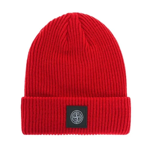 Stone Island Ribbed Beanie Compass Patch