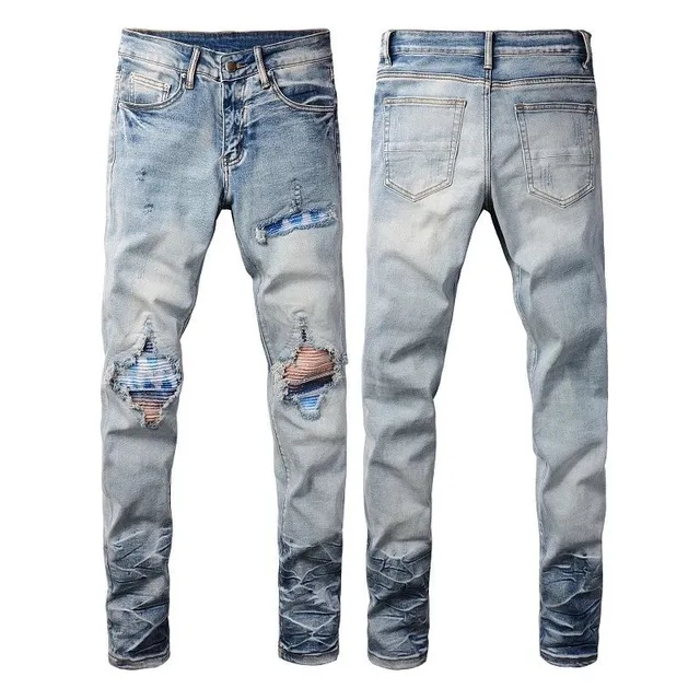 Levi's 501 Jeans Distressed Light Wash