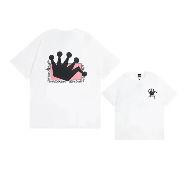 Stüssy × Gallery Dept. Crown Graphic Tee Laguna Beach