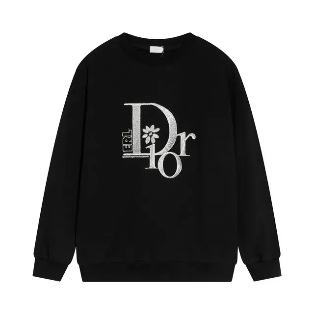 Crewneck Sweatshirt Dior Oblique Flower Logo