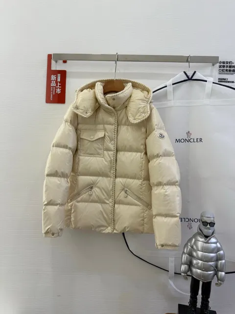Moncler Down Jacket Rope Trim Hood