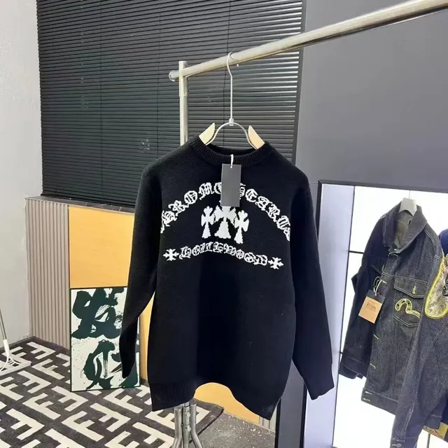 Chrome Hearts Knit Sweater Cross Logo