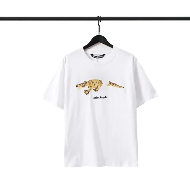Palm Angels t shirts Crocodile Print