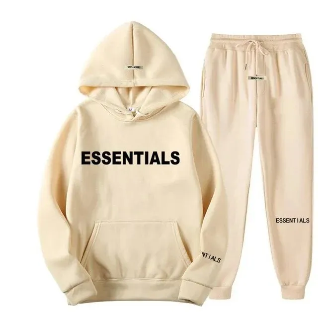 Fear of God Essentials Hoodie and Joggers Set Essentials Logo