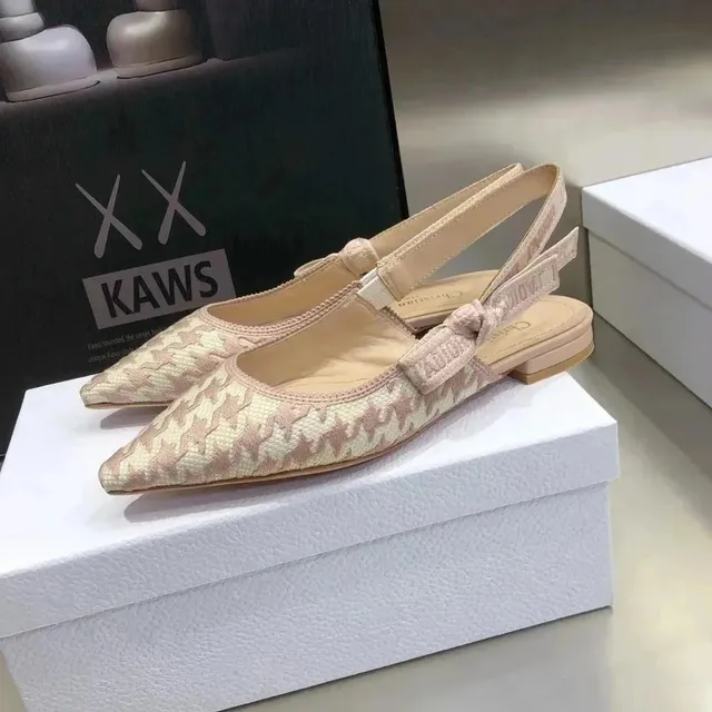 KAWS Dior B22 Slingback Houndstooth Jacquard