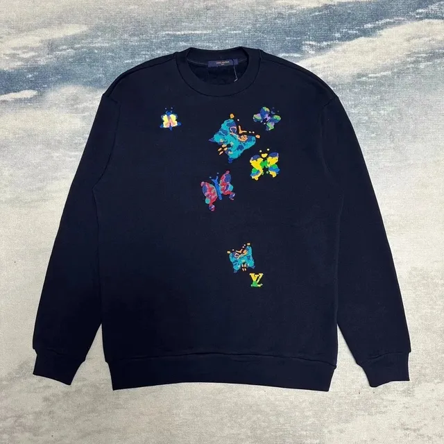 Louis Vuitton Crewneck Sweatshirt Butterfly Print