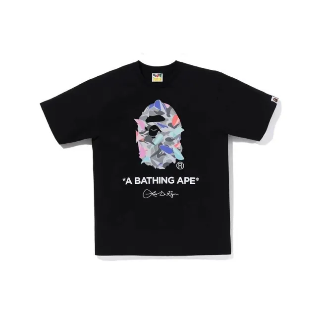 BAPE A Bathing Ape T-Shirt Camouflage Ape Head Print