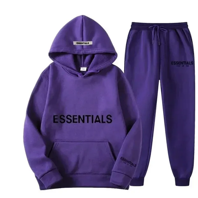 Fear of God Essentials Hoodie and Joggers Set Essentials Logo