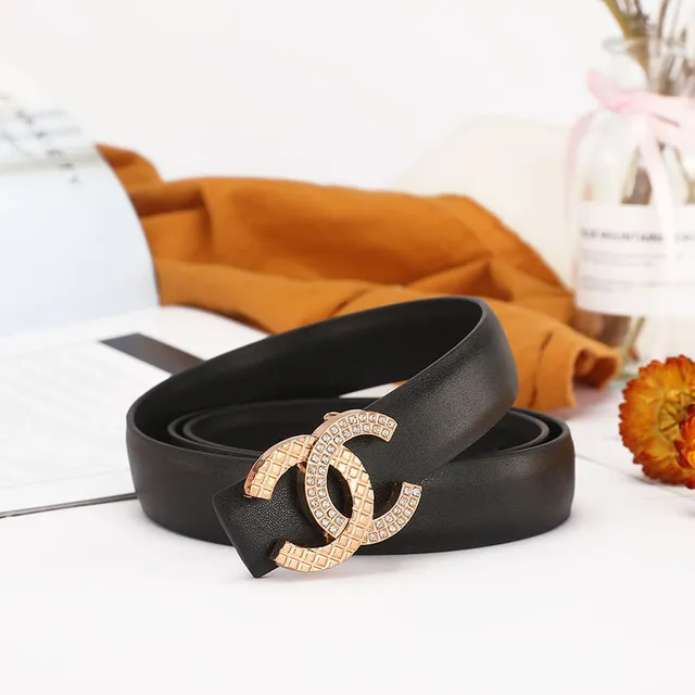 Chanel CC Logo Belt Crystal-Embellished