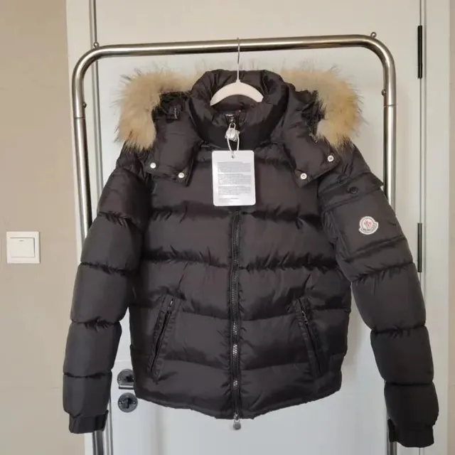 Moncler Down Jacket Fur-Trimmed Hood