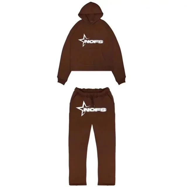 Corteiz Hoodie and Joggers Set Star Logo