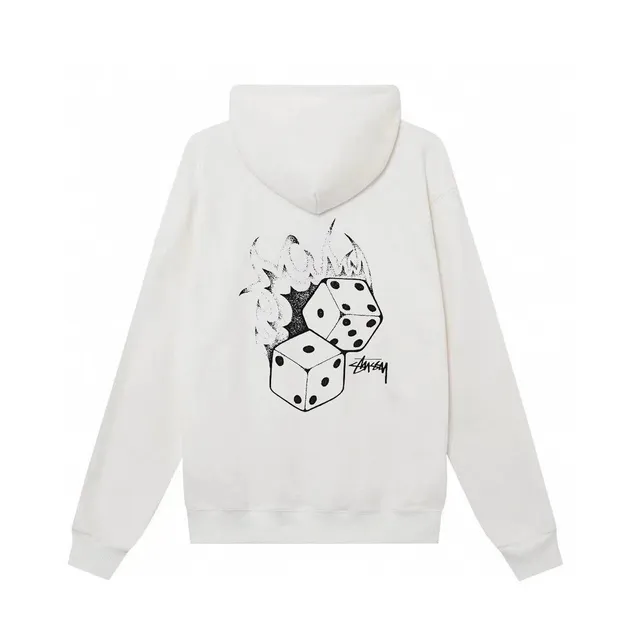 Stüssy Hoodie Dice Flame Print