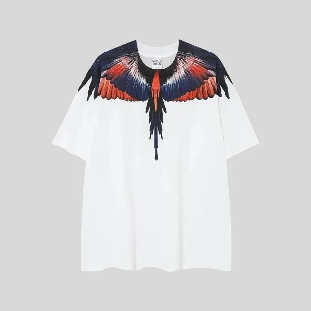Marcelo Burlon Wings T-Shirt Multi-Color Wings Print