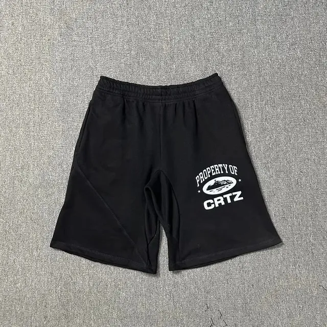 Corteiz Property of CRTZ Shorts White Logo