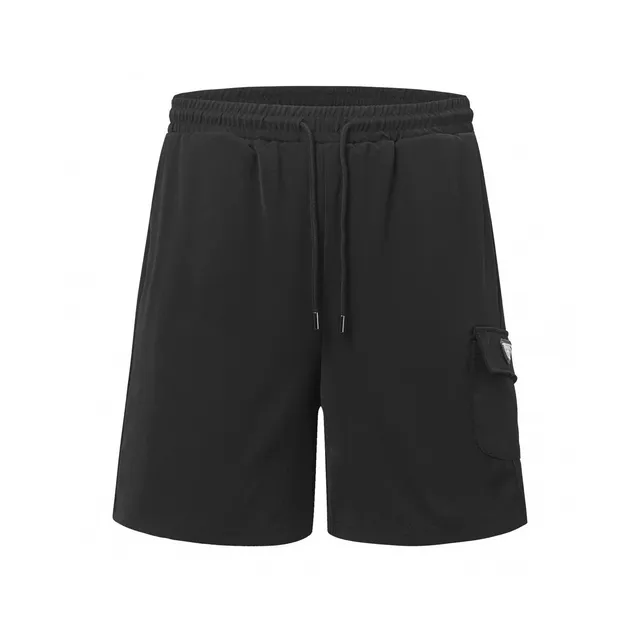 Prada Cargo Shorts Logo Patch