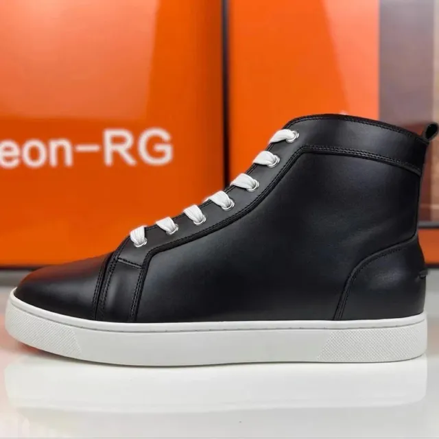 Christian Louboutin Louis Junior Black and White