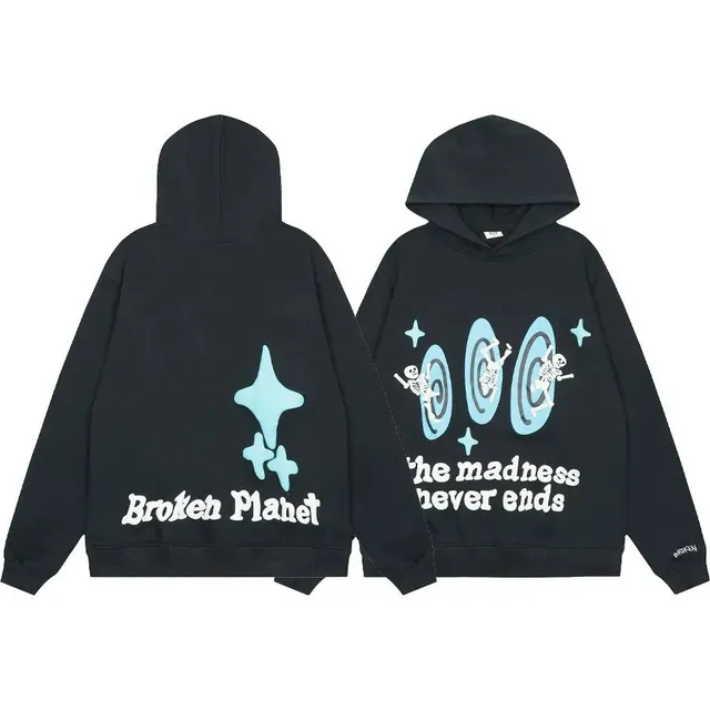 Broken Planet Hoodie The Madness Never Ends