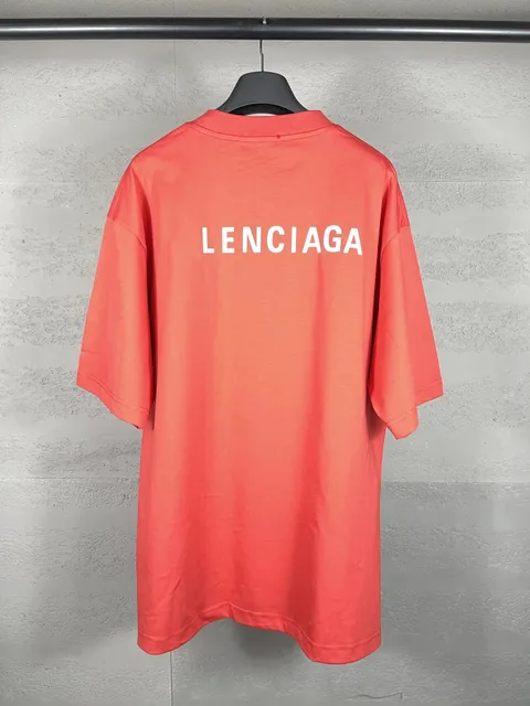 Balenciaga Logo T-Shirt Lenciaga Print
