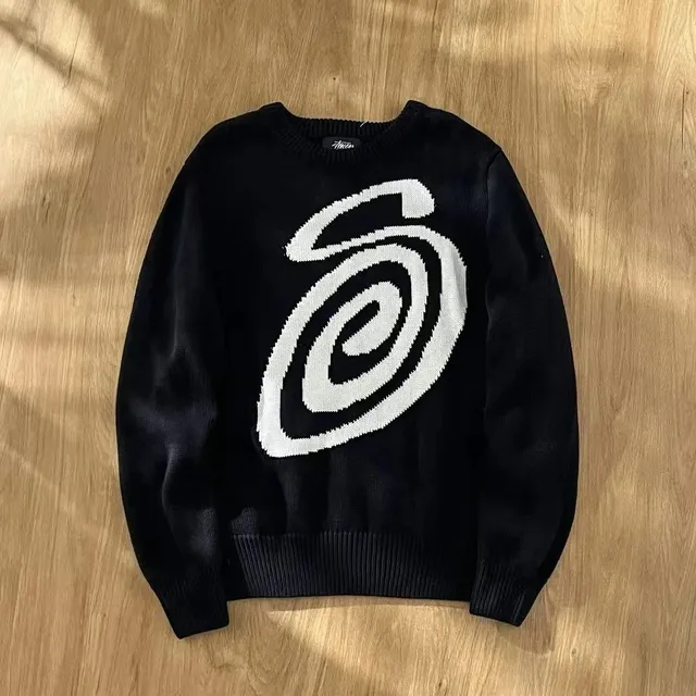 Stüssy Knit Sweater Spiral Logo