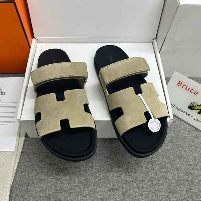 Hermès Oran Sandal Suede H-Strap