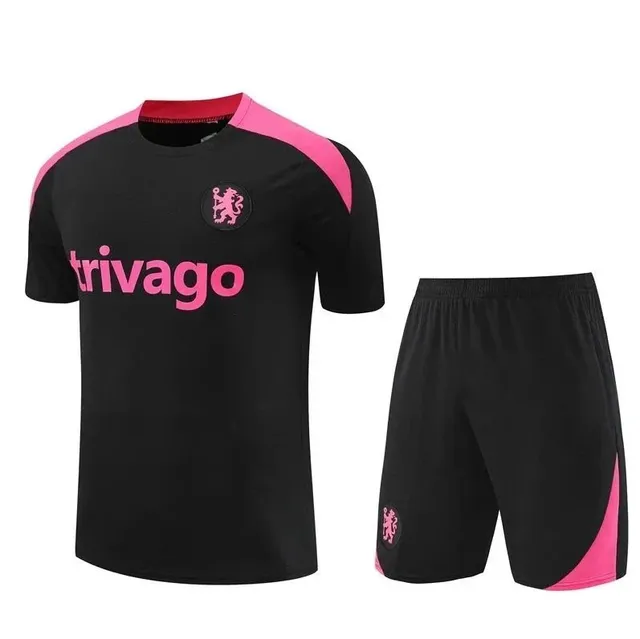 Chelsea Training Kit Black Pink
