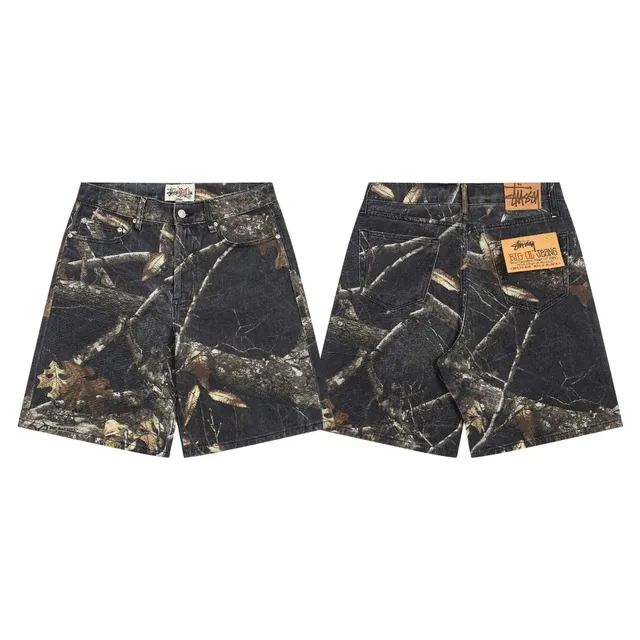 Stüssy × BAPE Big Ol' Jeans Shorts Realtree Camo