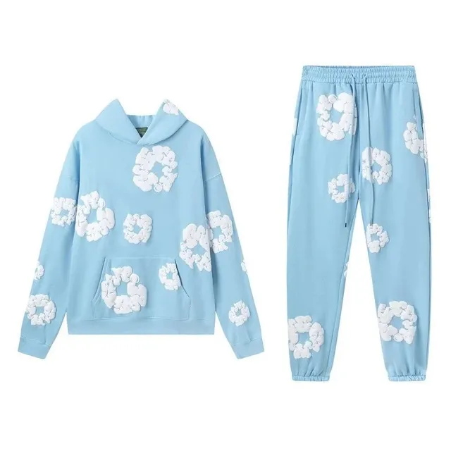 Hoodie and Jogger Set Cloud Print